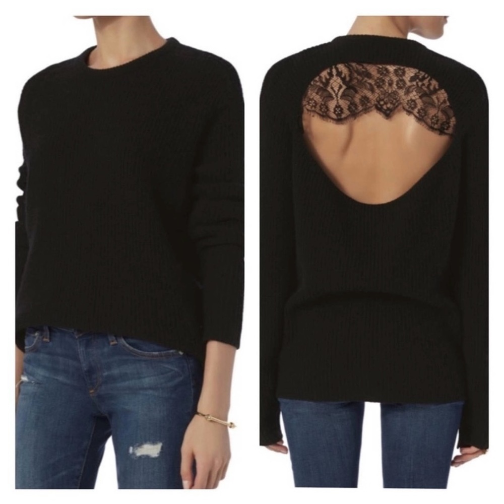 A.L.C. Peter Cut Out Cashmere Blend Sweater